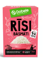 Dobele basmati rīsi 4x125 g